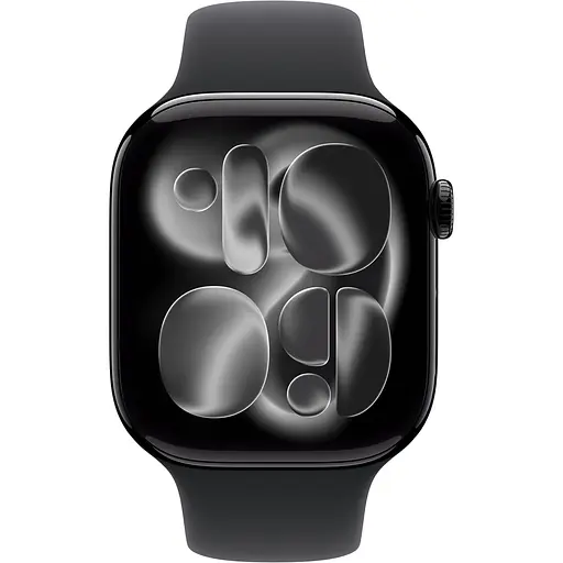 Смарт-часы Apple Watch Series 11 GPS 46 мм Jet Black Aluminum Case with Black Sport Band M/L [MEUX4] Б/У [161499] - фото 2
