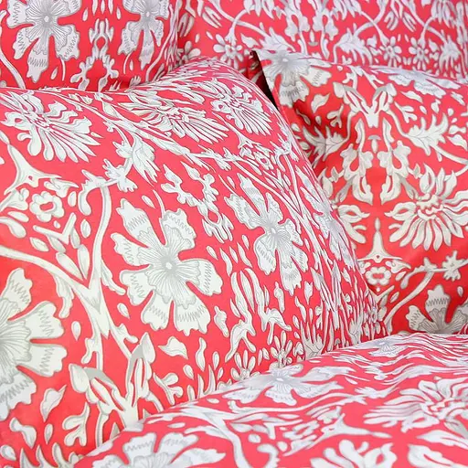 Семейный постельный комплект бязь красного цвета 328160 - фото 2