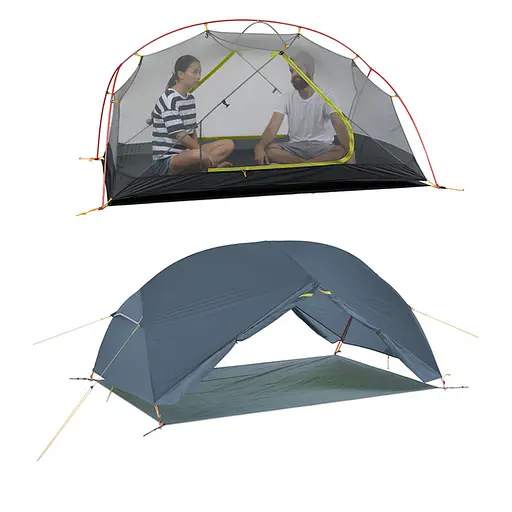 Намет Naturehike Mongar UL NH19M002-J двомісний ультралегкий темно-синій - фото 2