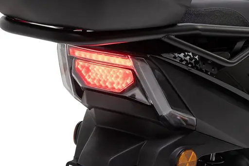 Електроскутер Двомісний Crosser CR20 (2500W, Графенова батарея 72V/24Ah) Чорний - фото 10