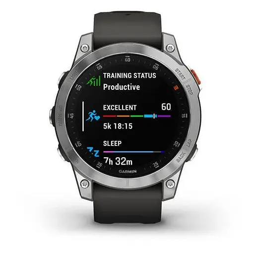 Смарт-часы Garmin Epix Gen 2 Standard Edition 47 мм Slate Steel with Graphite Band 010-02582-00/01 (70947) - фото 12