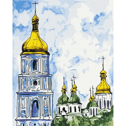 Картина за номерами Софія Київська Мазнева Марина Brushme 40x50 см кольорова 000221029