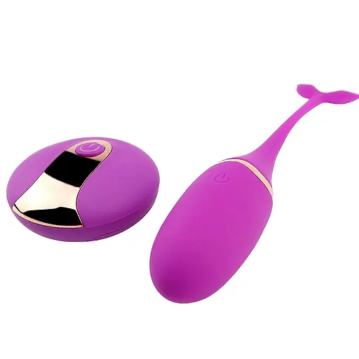 Віброяйце B - Series Lyla Vibratong Egg 15.3 см (фіолетовий) - фото 8