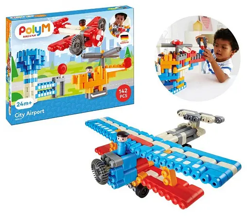 Конструктор PolyM Міський аеропорт 142 деталі 760023 - фото 4