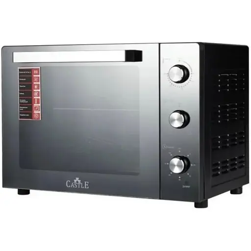 Духовка Castle CPE-60X стекло, нержавейка корпус - фото 1