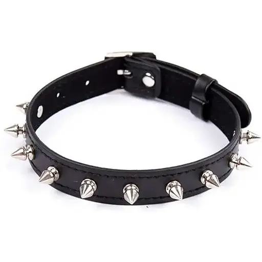 Нашийник брутальний BDSM зі шпильками домінуйте зі стилем K000331