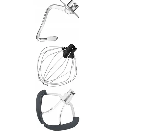 Кухонный комбайн Mozano профессиональный тестомес Kitchen Machine 2300 Вт чаша 6,2 л Black Кулинарная книга в подарок - фото 2