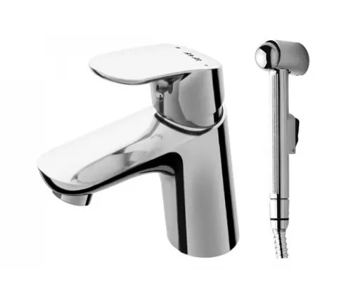 Змішувач з гігієнічною лійкою AM.PM Like F8003000, Хром - фото 1