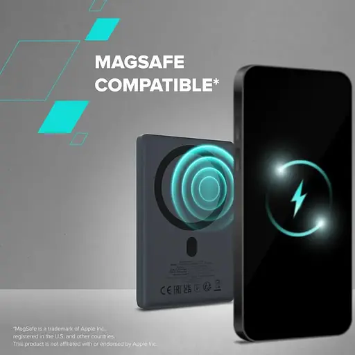 Павербанк Canyon Magnetic Black 5 000 mAh / 20 Вт (CNS-CPB500B) - фото 7