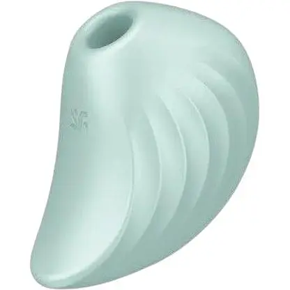 Вакуумный клиторальный стимулятор с вибрацией Satisfyer Pearl Diver М'ятний