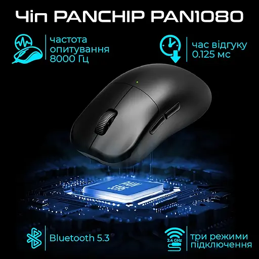 Миша RAWM ES21 Black (ES21.black) - фото 3