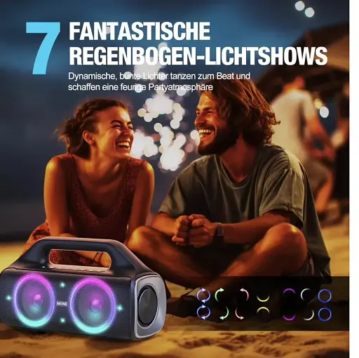 Портативна бездротова колонка AKONE Bluetooth , динамік - фото 4