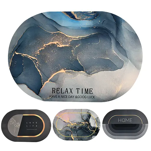 Килимок суперпоглинаючий у ванну 40*60см овал. R94774-60 /50/