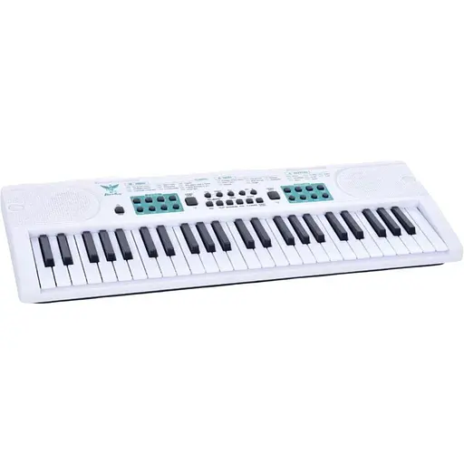 Синтезатор BX-1682A-B 49 клавиш 54 см микрофон запись демо белый