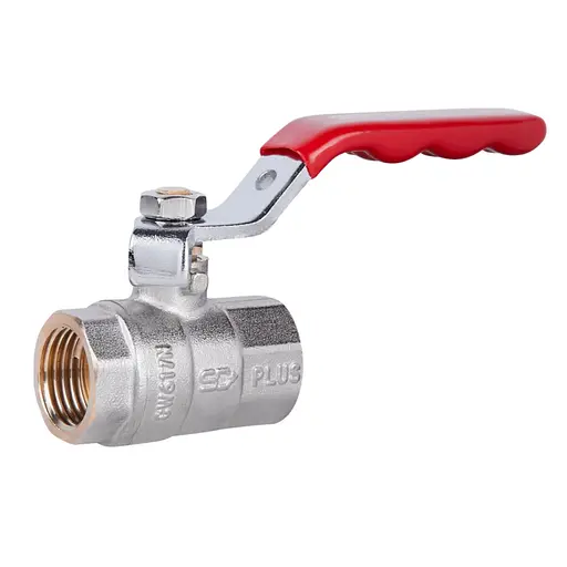 Кран шаровый SD Plus 1/2" ВР для воды (рычаг) SD600NW15PN40 - фото 1