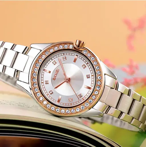 Наручний годинник жіночий 1534GDSI Gold-Silver Skmei acs0030695 - фото 3