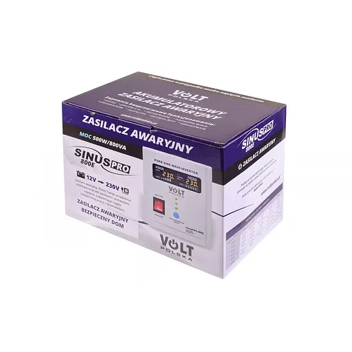 ИБП Преобразователь напряжения Volt Polska Sinus PRO 800 E 12/230V (500/800W) - фото 5