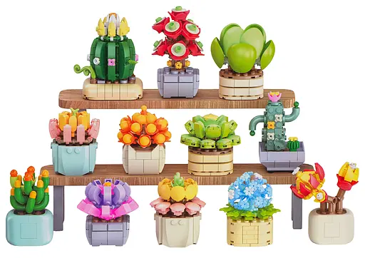 Конструктор Квіти 1097 елементів Ramiz - фото 6