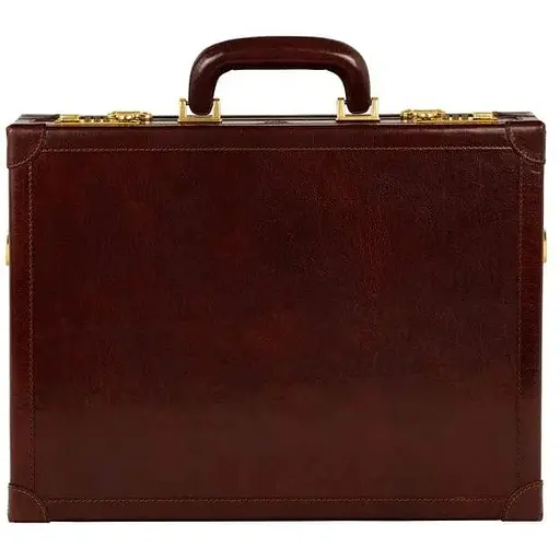 Шкіряний портфель-аташе Time Resistance 41х30.5х9 см sum0028270 - фото 1