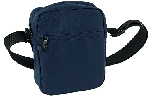 Чоловіча сумка через плече Антизлодій з Rfid захистом синя LS sum0028742 - фото 2