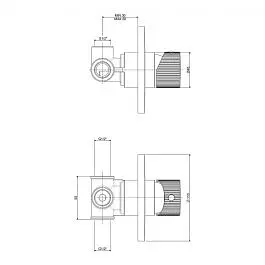 Смеситель для душа Paffoni Jo black matt JO011NO, Черный матовый - фото 2