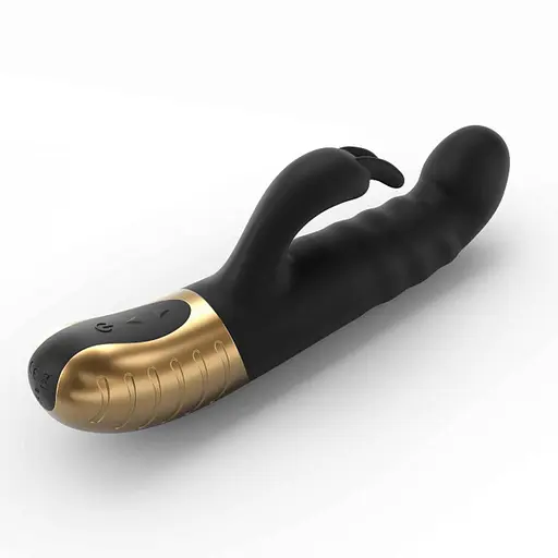 Вібратор кролик Dorcel G-Stormer 23.5х3.9 см чорний - фото 5