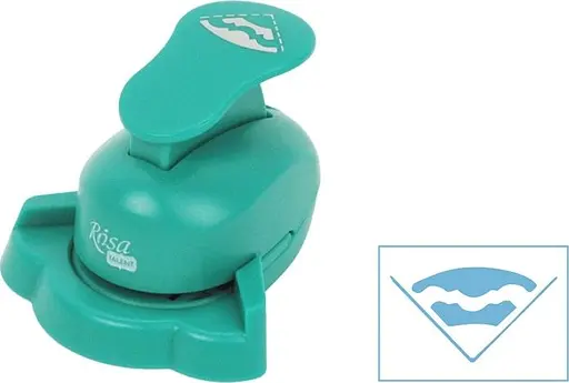 Кутовий діркопробивач для фото Візерунок №15 2,5см Rosa Talent - фото 1