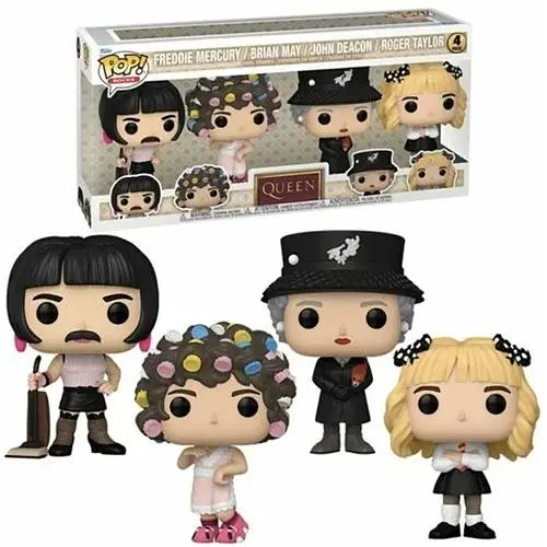 Набір фігурок Funko Pop Queen 4-Pack Queen Квін Набір 4 персонажа Квін 10 см Q 4PQ 4P - фото 1