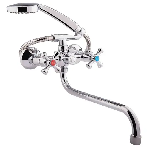 Смеситель для ванны Lidz (CRM)-30 21 140 01 Хром - фото 1