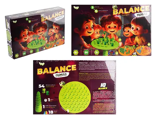 Розвиваюча настільна гра Balance Frogs, велика