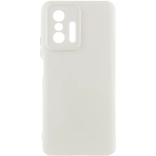 Чехол Silicone Cover Lakshmi Full Camera (AA) для Xiaomi 11T / 11T Pro Белый / White
