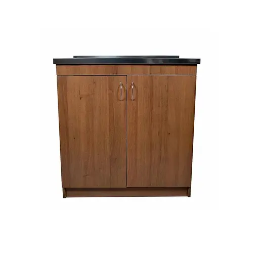 Тумба з накладною мийкою в комплекті для кухні ЛДСП 80х60х83 см Горіх (52868-01134)