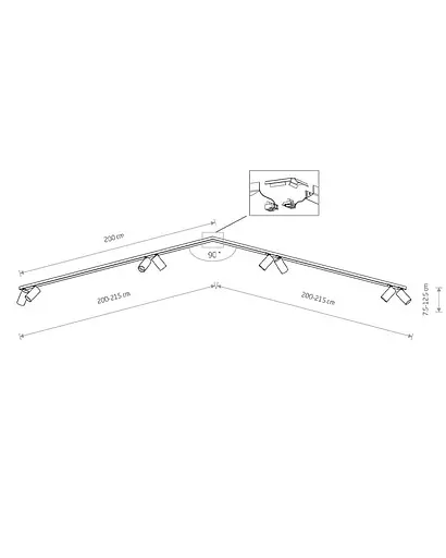Спот Nowodvorski 7723 Mono Corner - фото 2