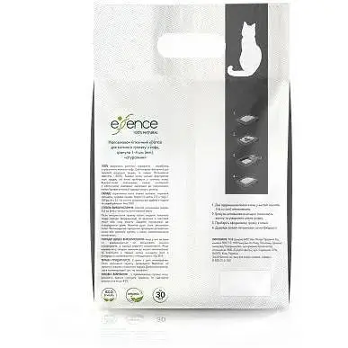 Наполнитель для кошачьего туалета Essence из тофа с углем 6 л - фото 4