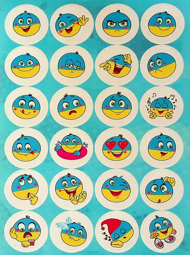 Наліпки для патріотів. Я люблю Україну - фото 3