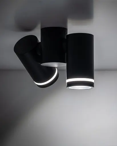 Світильник поворотний, спот TK Lighting 4539 Jet GU10 2x10W IP20 чорний - фото 3