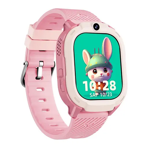 Детские смарт-часы Lemfo T70, 4G розовый - фото 3