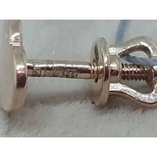 Золотые серьги-пуссеты Сердечки. 220993 - фото 4