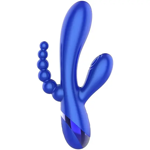 Вібратор Xocoon Triple Love 19 см (синій)