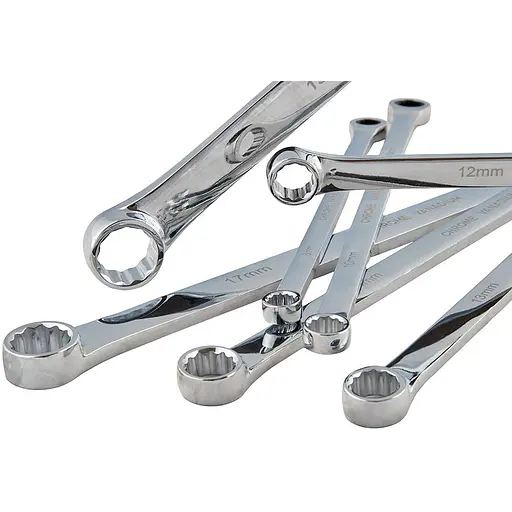 Набір ключів Alloid подовжених накидних з тріскачкою 8-19 мм 7 предметів (NK-9703-7) - фото 5