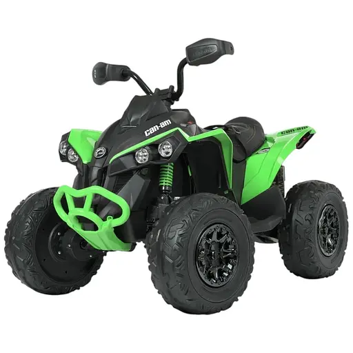 Електромобіль дитячий Bambi Квадроцикл M 5001EBLR-5 з пультом керування звуком і світлом Зелений