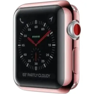Чохол-накладка DK Silicone Face Case для Apple Watch 42mm (rose gold)