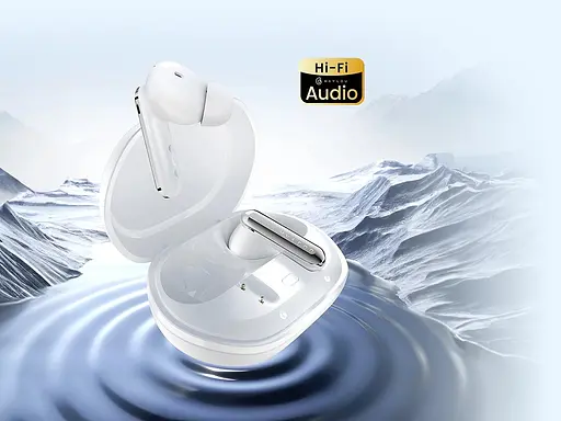 Навушники бездротові Haylou Mori Pro (T016) із шумозаглушенням і 6 мікрофонами білі - фото 5