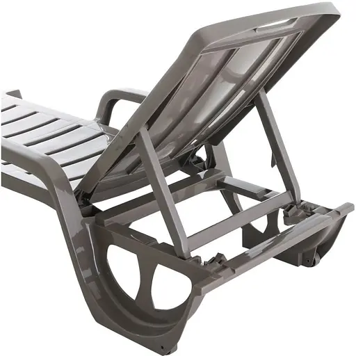 Шезлонг пластиковый Keter Florida, бежевый - фото 2