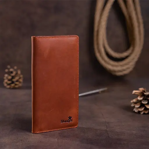 Мужской кожаный кошелек Shvigel 19х9.5х1 см acs0016052 - фото 6