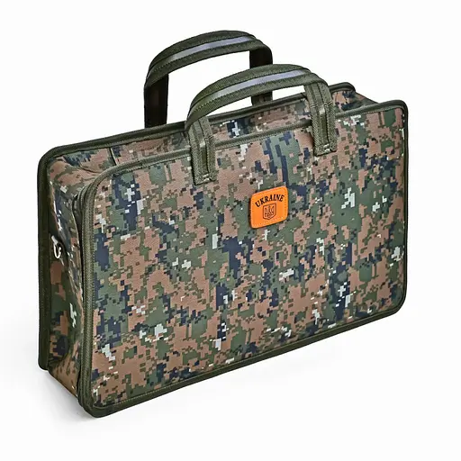 Набір туристичний для мисливця/рибалки "Ukraine" 13пр/наб у камуфляжному кейсі Stenson R31003 - фото 2