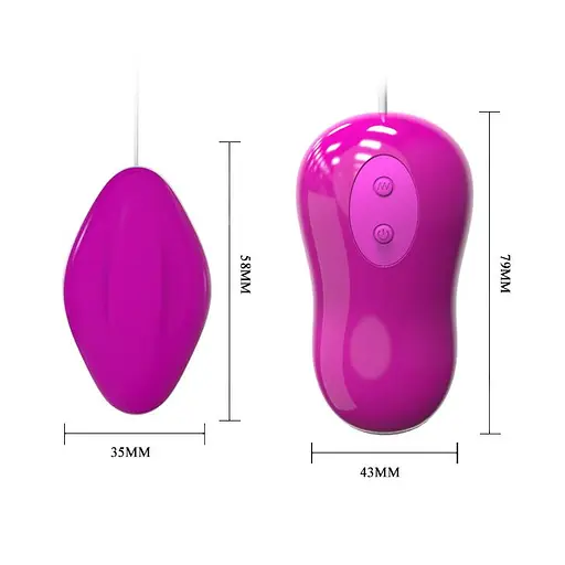 Віброяйце Pretty Love Avery Vibrating Egg 5.8 см фіолетовий - фото 7