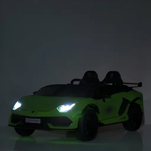 Електромобіль дитячий Bambi Lamborghini M 6026EBLR5 два мотори м'які колеса шкіряне сидіння - фото 3