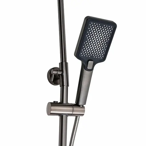 Душова система Platinum з термостатом KZ22 графіт, Графіт - фото 4