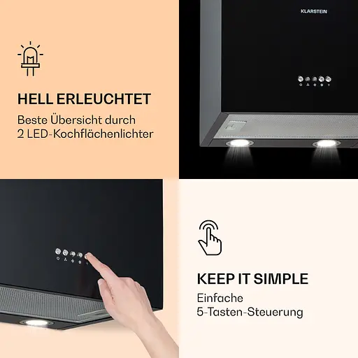 Вытяжка кухонная Klarstein Monumenta (10039393) - фото 2